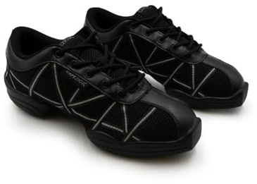 Capezio Websneaker, Zapatillas para Mujer, Negro (black/patent), 38 EU