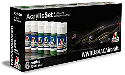 Italeri 438AP 510000438 - Acrylic Set WWII USAAC Aeroplane