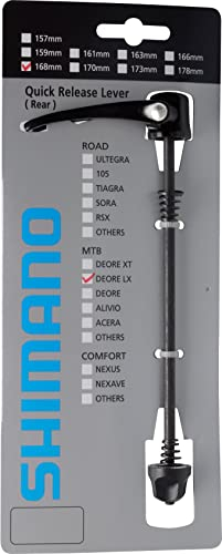 SHIMANO SCHNELLSPANNER KPL. 168MM SCHWARZ FH-T670 (6-5/8) SCHNELLSPANNER KOMPLETT 168 MM ACHSLAENGE 6-5/8 SCHWARZ FUER FH-T670 ART-NR. Y-3TV98020