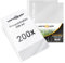 versando 200x A4 Prospekthüllen Economy mit Heftrand Klarsichthüllen genarbt transparent 45my (2x100 Stück)