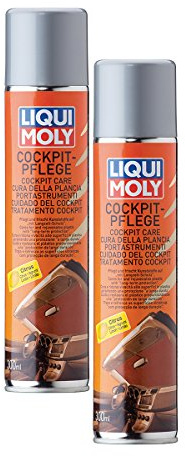 2X LIQUI Moly 1599 Cockpit-vård Citrus Cockpit vård 300 ml