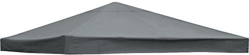 Greenbay 3x3m Garden Gazebo Top Cover Roof Replacement Tent Canopy Fabric 1-Tier Anthracite