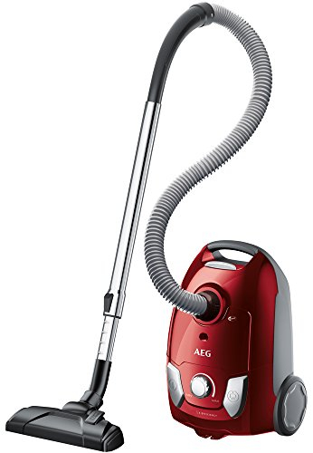 AEG VX4-1-WR-A Aspirapolvere con Sacchetto, 750 W, 3 kg, 80 Decibel, Polietilene espanso, Rosso