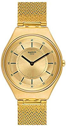 Swatch Unisex ErwachseneArmbanduhr Analog Quarz Edelstahl SYXG102M