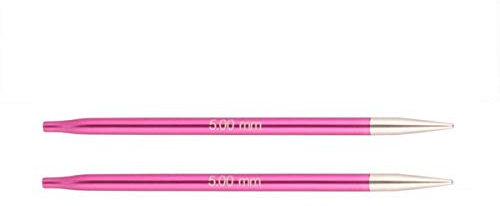 Lotus Yarns Zing Aluminium-Stricknadelspitze, austauschbare Rundstricknadel für handgefertigte, kreative Bastelarbeiten, 11,4 cm, Größe 8
