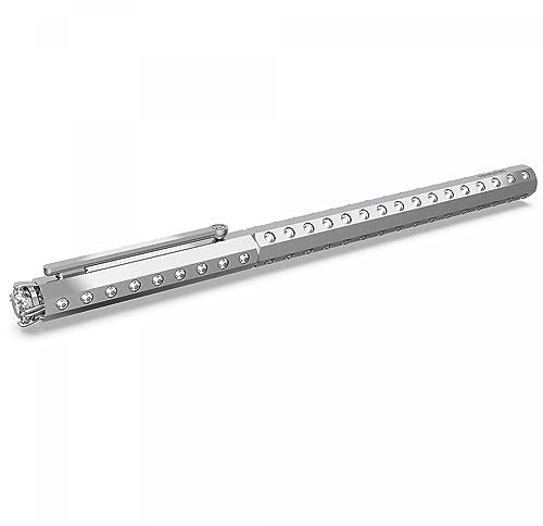 Swarovski Damen-Kugelschreiber Metall Swarovski-Kristall One Size Weiß 32021006