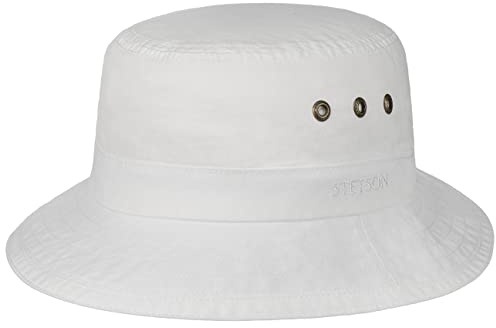 Stetson Reston Freizeithut Damen Herren Schlapphut Bio-Baumwolle Packable Baumwollhut 40-facher UV-Schutz Frühjahr Sommer