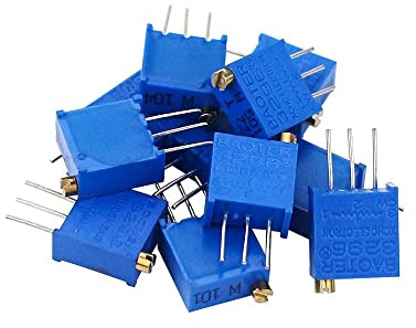 10pcs 3296W Potentiometer Präzision einstellbarer Widerstand Multiturn Trimmer Potentiometer,1M Ohm
