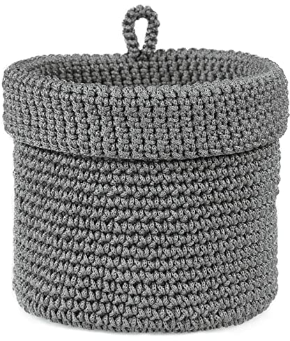 MOMO WAY Aufbewahrungskorb Organizer Korb Deko Aufbewahrungsboxen Stoffkörbe Für Kleinigkeiten Handtücher Und Kosmetik Ideal Für Küche Badezimmer 1 St 17x17 cm