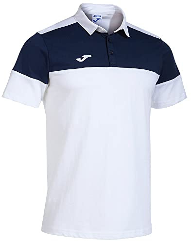 Joma Camiseta Manga Corta Crew v Blanco Marino