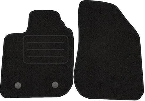 Vorne Velour Fußmatten Satz für Dacia Logan I/Dacia Logan I MCV (2004-2012) - 2-teilig - Passgenau
