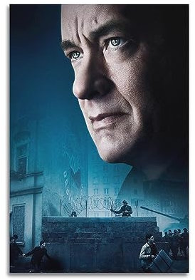 VZRSQZK Poster du film Bridge of Spies - Peinture décorative sur toile - Décoration moderne pour chambre à coucher - 30 x 45 cm