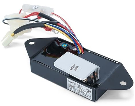 DOMOJT Regolatore di Tensione Generatore di Benzina regolatore Automatico di Tensione AVR 6-20KW for J310 J313 J315 J318 J320 J324 220V 380v (Color : 9 Wires Single Phase)