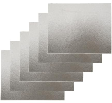 VZUHSW Set da 6 Protezioni in Mica per Microonde, Sostituzione per lastra di Mica per Forno a microonde, Piastra Onde, Copertura Guida d'Onda e Fogli Forno per Massima Protezione di Microonde
