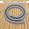 Manguera de Aspiradora EVA: 2M 32mm Interior 39mm Diámetro Exterior Resistente a la Presión Pesada para Uso doméstico. Fuerte Durabilidad Antienvejecimiento Flexible