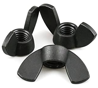 Flügelmutter, Schmetterlingsmutter, Nylonmutter, Flügelmutter, Schmetterlingsmutter, Barren-Kunststoff-Rändelmutter, M3, M4, M5, M6, M8, M10, M12, Befestigungselemente (Farbe: 20 Stück, Größe: M5)