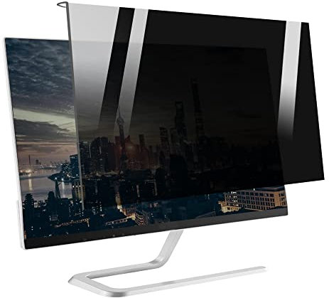 HSSMEUR Universal Computer Privacy Screen Protector for 17-27 inch Widescreen Monitor,Hanging Privacy Filter,Screen Protector Panel (27in 612x356mm)