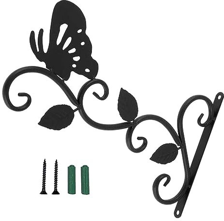PAMINGONO 1satz Wandhalterung Für Pflanzen Eisenhalter Für Blumenkübel Im Freien Dekorativer Pflanzenhänger Stabiler Und Eleganter Aufhänger Für Balkon Und Garten Für Innen Und