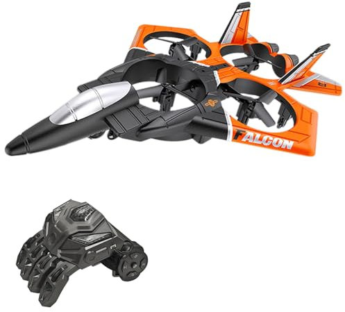 Hylukon Ferngesteuertes Hubschrauber, 2,4 GHz RC Helikopter Schaumstoff mit LED-Leuchten und 360° Flips, Helicopter Spielzeug für Anfänger, Kinder und Erwachsene