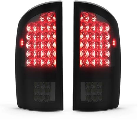 Feux ArrièRe Ensemble pour Dodge Ram 1500 2500 3500 2002-2006 12V Feu Arrière LED Feux De Freinage Arrière Clignotant Ensemble De Lampe De Recul Phare arrière