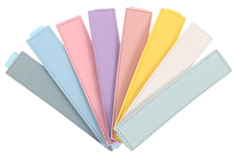 Operitacx 8pcs Elastic Pen Holder Pouch for Notebooks Tablets Protective Fountain Pen Sleeve with Antislip Design Compatibility for Planners Journals