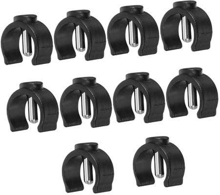 DEARMAMY 10 pezzi Accessori per Bastoni e Stampelle con Morsetto C Chiusura e Facile Installazione Ricambi Compatibili per Ausili alla Camminata