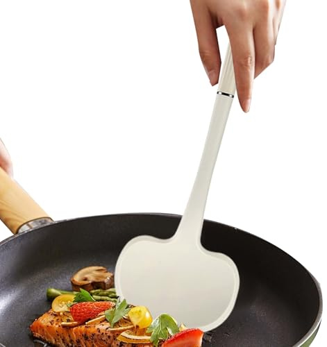 Spatola in silicone da cucina - Utensile antiaderente a forma di fungo, flessibile e resistente al calore, impugnatura morbida | Gadget da cucina per pranzare, servire, picnic, feste, vacanze, pasticc