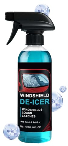 Générique Spray de Déneigement pour Voiture | 120ml Protection pour Vitres - Antigel Rapid pour Carrosserie | pour Auto Camion Camping-Car Pare-Brise Rétroviseur Portes et Serrures