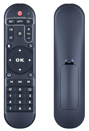 WKOLF Telecomando di ricambio compatibile con MXQ Smart TV Box H96 Pro+, H96, MAX, MX10, T95M, T95Q, T9, T95 Mini, HK1 Play, H96, X96 Mini, X96 MAX, X96 Air, MX9, V88, HK1 MAX, A95X R2