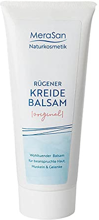 Merasan Original Rügener Kreidebalsam 80 ml Tube – Naturkosmetik Kreide Schlämmkreide Rüger Dreikronen Gelenkbalsam