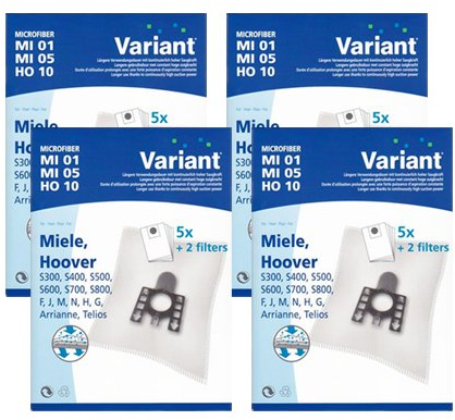 Variant MI05 Großpackung - 20 Staubsaugerbeutel