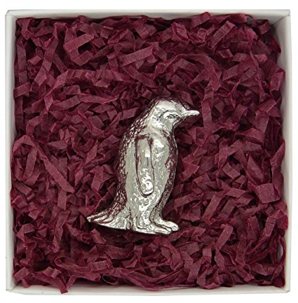 Adélie Pinguin Tierfigur Hand Gegossen in Zinn (Pewter) Durch William Sturt