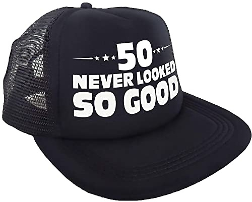 Sterling James Co. “50 Never Looked So Good” Hat – Happy 50th Birthday Party Supplies, Ideas and Decorations - Funny Birthday