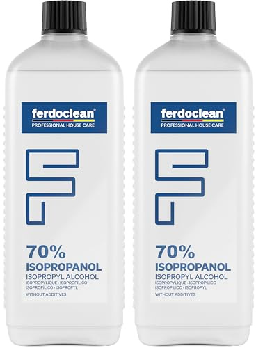 2000ml Isopropanol 70% Lösungsmittel Isopropylalkohol 70 Reiniger für Haushalt | Nagelcleaner | Lackreiniger | IPA 2L 2-Propanol | Fettentferner