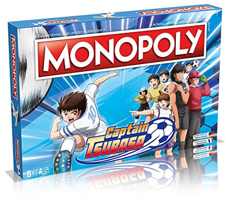 Winning Moves - Monopoly - Captain Tsubasa - Brettspiel - Alter 8+ - Deutsch