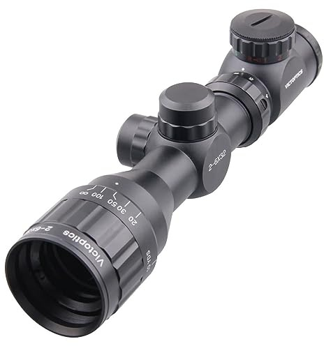Vector Victoptics 2-6x32 AOE SFP Compact Illuminated Rangefinder Reticle Rifle Scope - Free Weaver Mounts