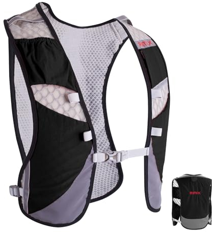 Trailrunning Rucksack 5L,Ultraleicht Laufrucksack Laufweste,Trinkrucksack Laufen,Hydration Pack Fahrradrucksack Für Draußen Sport (schwarz)