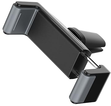ONES Mechanical-Spring Soporte Móvil Coche - Air Vent Type - Mini Size[Bloqueo Automático] [Operación Una Sola Mano] [Fácil Instalación] [Estable] [Ajuste de ángulo] [Silicona Proteger]