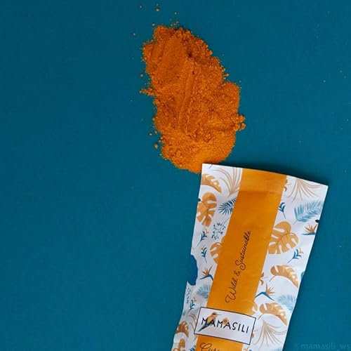 Mamasili Curcuma in Polvere di Alta Qualità (Curcuma longa), Pura del Madagascar, 250g