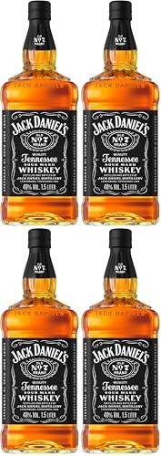 Jack Daniel's Tennessee Magnum Bourbon Whisky, 1,5L (Lot de 4)
