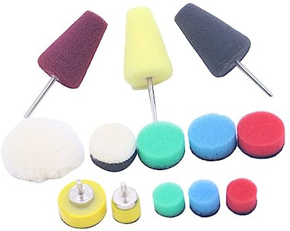 FELTECHELECTR Polierschwamm Set Für Detailwachs Und Polierpads Weiche Buffing Pads Für Professionelle Fahrzeugpflege Und Politur