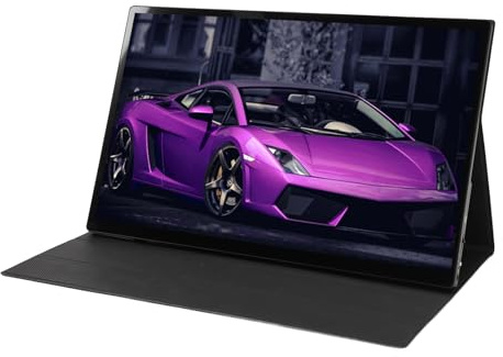 Écran Tactile 4K IPS 15,6 3840 X 2160, Extension D'écran Tactile 10 Points, écran de Jeu Portable USB C avec Deux Ports et Prise Casque, Compatible pour Switch, OS X