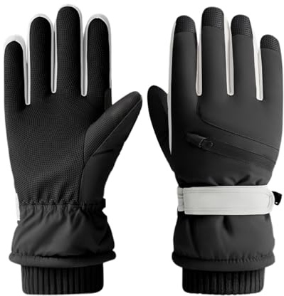 Winterhandschuhe für Damen und Herren, Laufhandschuhe für Männer | warme Handschuhe wasserdicht Skihandschuhe für Damen mit fünfschichtiger Thermokonstruktion für Winterabenteuer