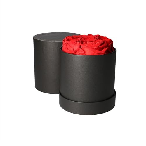 Personalisierte Rosenbox - 6er Set Ewige Rosen - Hochwertige, Konservierte Rosen - Das perfekte Geschenk für Mama, Freundin, Ehefrau oder Oma - Perfekt für Geburtstage, Hochzeiten und Valentinstag