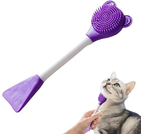 Cat Chin Scurbber Katzenreinigungsbürste aus leichtem Silikon | Silikon-Bürstenköpfe Reinigungswerkzeug für Zahnfleisch, , Zunge, und Gesichtsreinigung