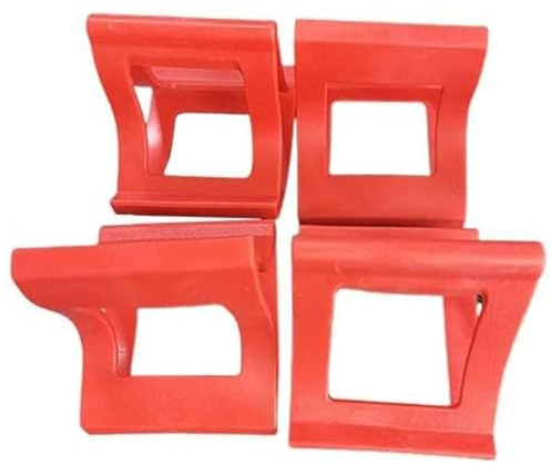 Floatdream Lot de 4 Accessoires D'entraînement Au Skateboard, Anneau de Protection pour Roue de Skateboard, Accessoires de Skateboard, Convient Aux Débutants en Skateboard (Rouge)
