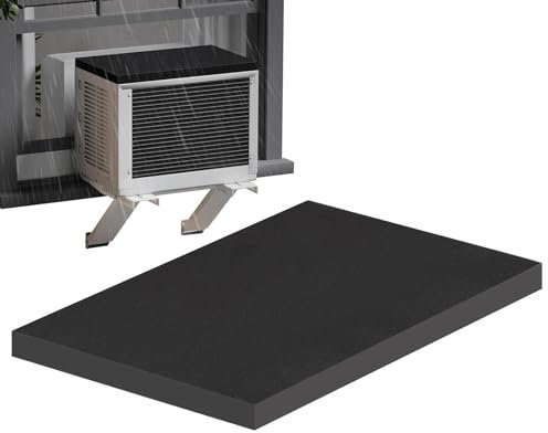 Support de Condensation pour Climatiseur Fenêtre - Accessoires pour Climatiseur de Fenêtre | Bac Réglable Magnétique Portable pour Intérieur et Extérieur - Climatisation Mobile