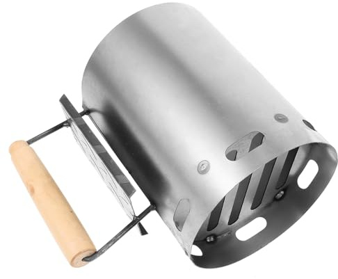 UKCOCO Secchio per Manico in Legno Accenditore per per Affumicatore Fornitura per Barbecue
