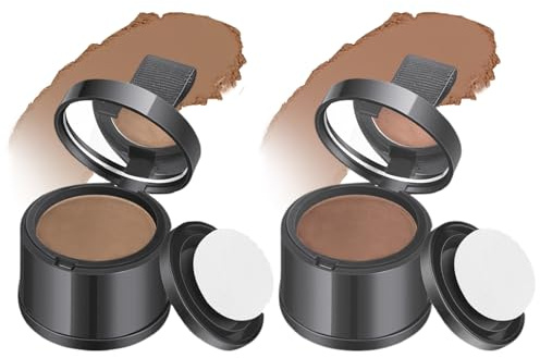 Poudre de retouche de racines, 2 pièces, coupe-vent, anti-transpiration, correcteur perte cheveux, cheveux clairsemés, café et café léger