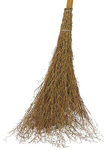 VERDELOOK Scopa in Bamboo, 31x11x15 cm, 15 Rami, per Pulizia Giardino